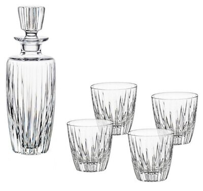 Vista Alegre Fantasy Case With Whisky Decanter And 4 Old Fashion 48000775, MPN: 48000775,