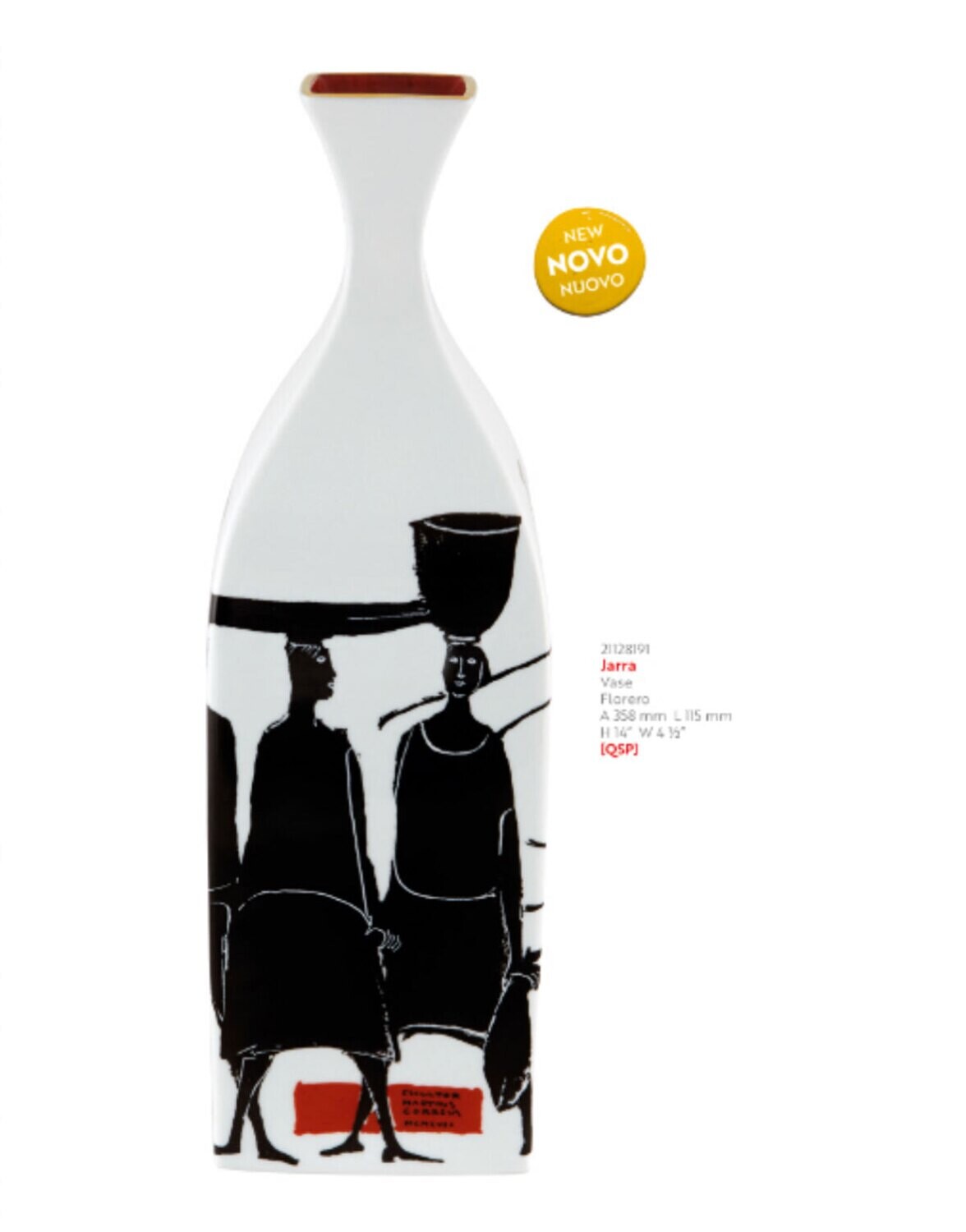 Vista Alegre Gente Alm Vase Jarra 35cm Martins Correia Gente Alm Pn 21128191, MPN: 21128191,