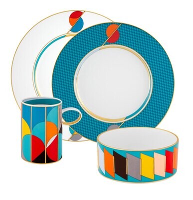Vista Alegre Futurismo 4 Piece Place Setting 21141263, MPN: 21141263,