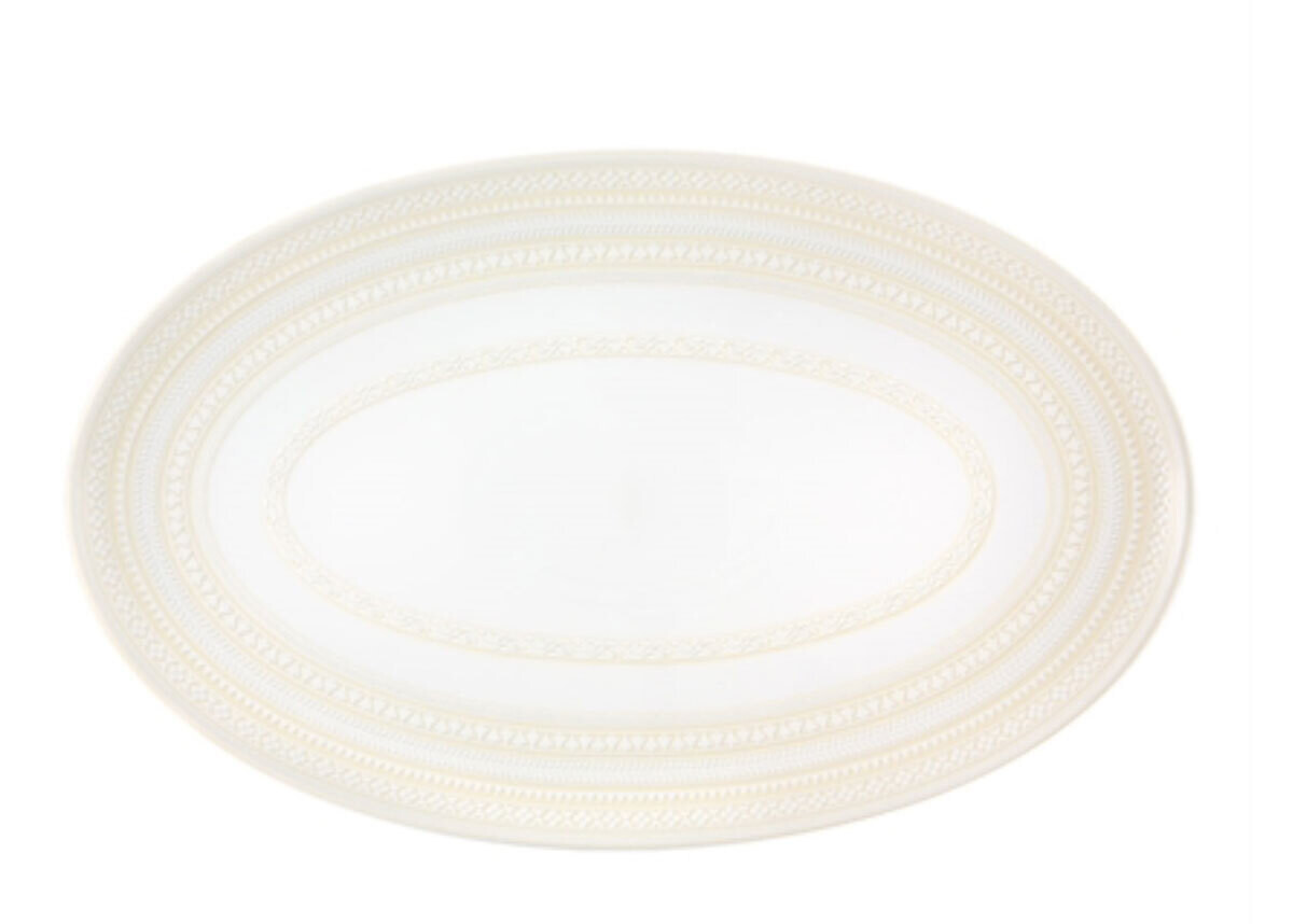Vista Alegre Ivory Oval Platter 15 Inch 21137616, MPN: 21137616,