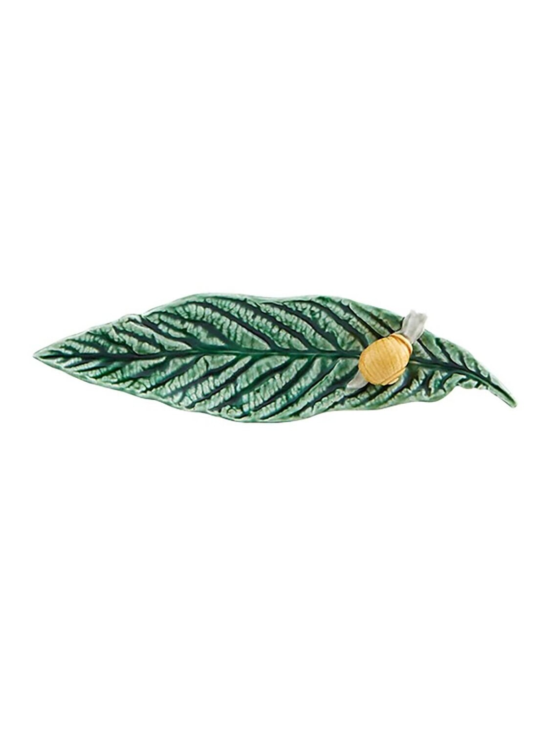 Bordallo Pinheiro Pinheiro Countryside Leaves Medlar Leaf 25 Witht Snail Set of 4 65027763, MPN: 65…