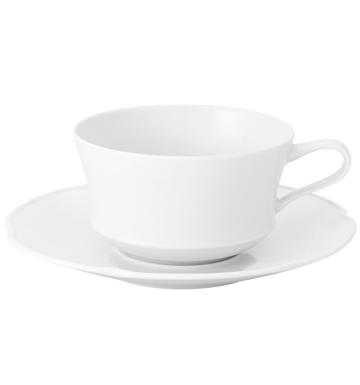 Vista Alegre Crown White Tea Cup And Saucer 21120295, MPN: 21120295,