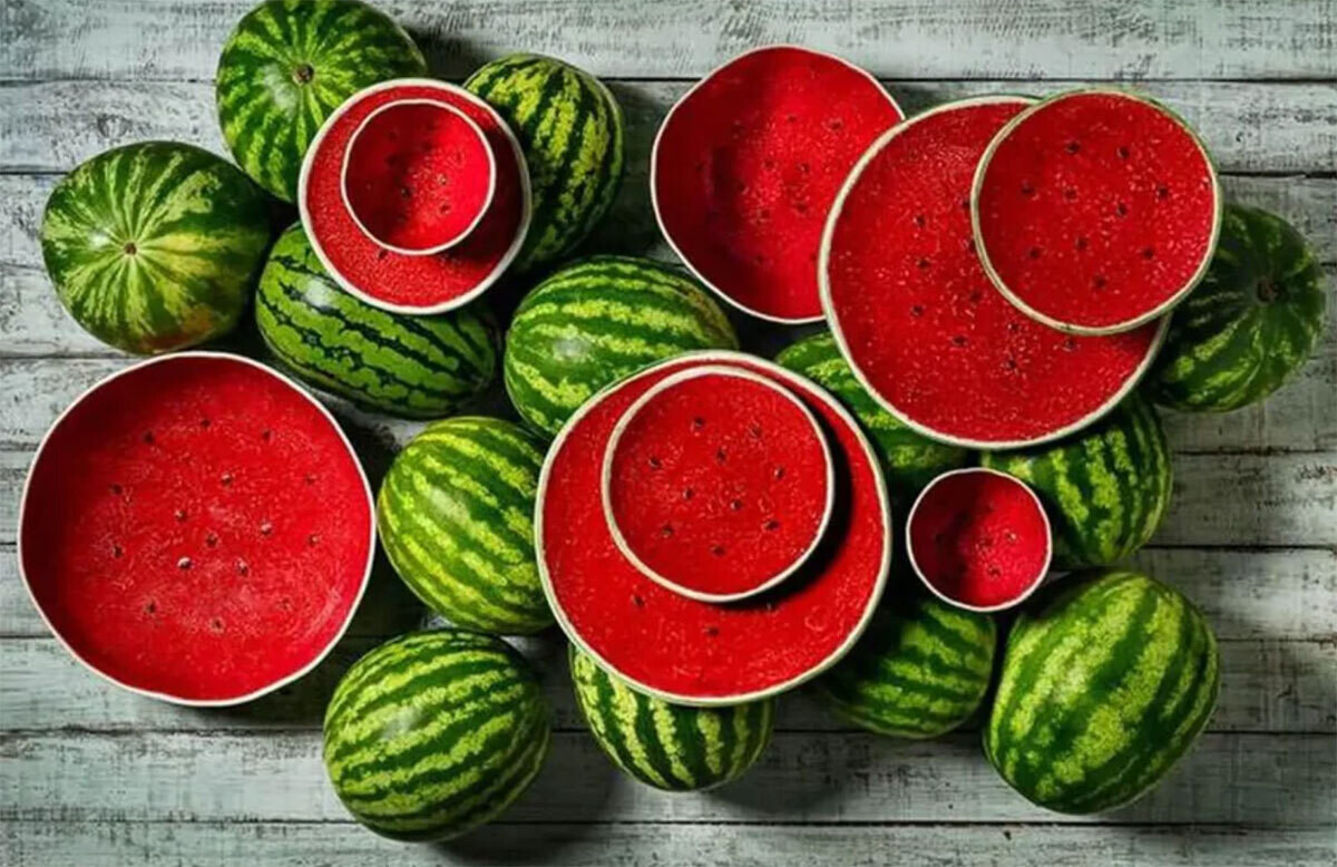 Bordallo Pinheiro Watermelon 12 Pieces Set With Bowl 65028881