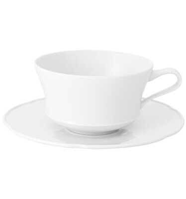 Vista Alegre Crown White Breakfast Cup &amp; Saucer 21120299, MPN: 21120299,