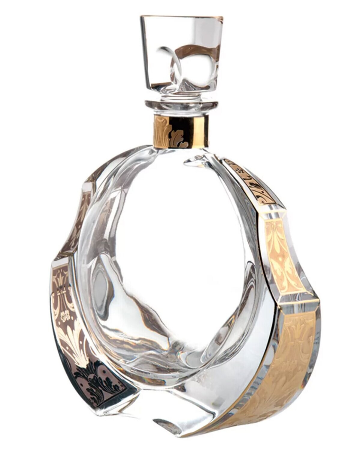 Vista Alegre Rinascente Case With Whisky Decanter With Gold 48000100, MPN: 48000100,