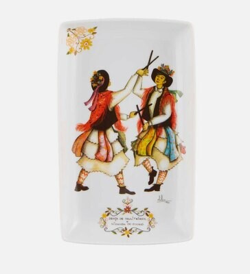Vista Alegre Dancas Tradicionais Rectangular Plate 21 cm Miranda 21136412, MPN: 21136412,