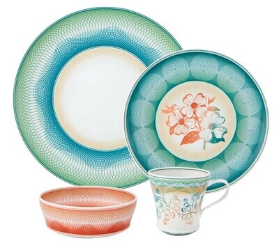 Vista Alegre Treasures 16 Piece Place Setting 21139884, MPN: 21139884,