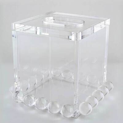 Tizo Lucite Tissue Box with Lid Clear Bubble HA232CLTS, MPN: HA232CLTS,