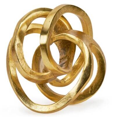 Tizo Metal Scluptur Small Gold 7.25x6x7.5 ZA689GDSC, MPN: ZA689GDSC,