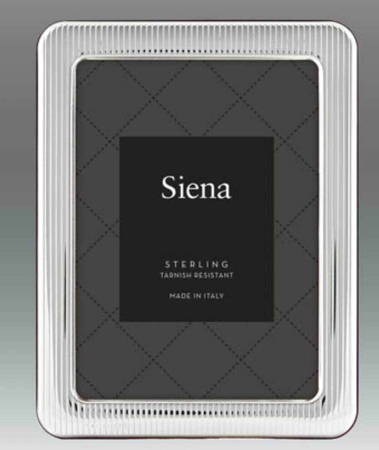 Tizo Rounded Striped Sterling Silver Picture Frame 8 x 10 Inch 1713-80, MPN: 1713-80,