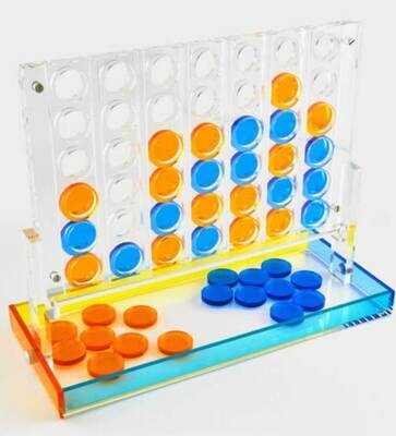 Tizo Acrylic Connect Four Multi Color HA120MCC4, MPN: HA120MCC4,