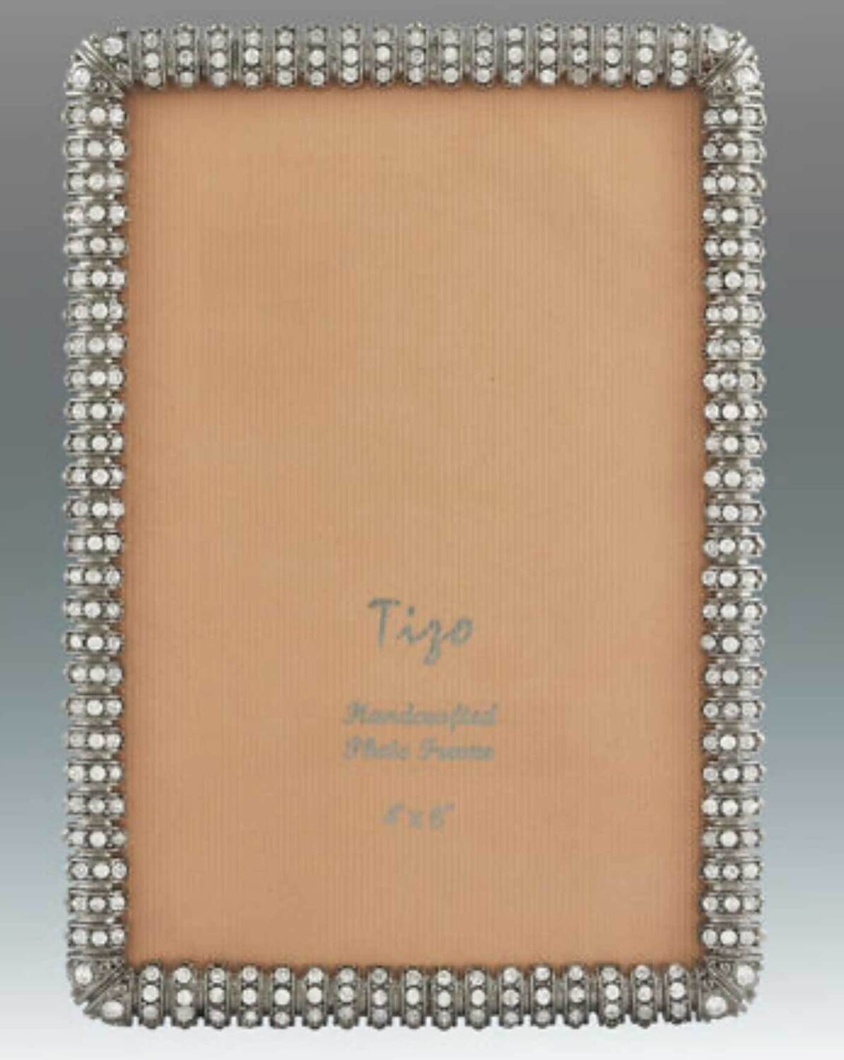 Tizo Rounded Crystal Jewel Tone Picture Frame 4 x 6 Inch RS142SL-46, MPN: RS142SL-46,