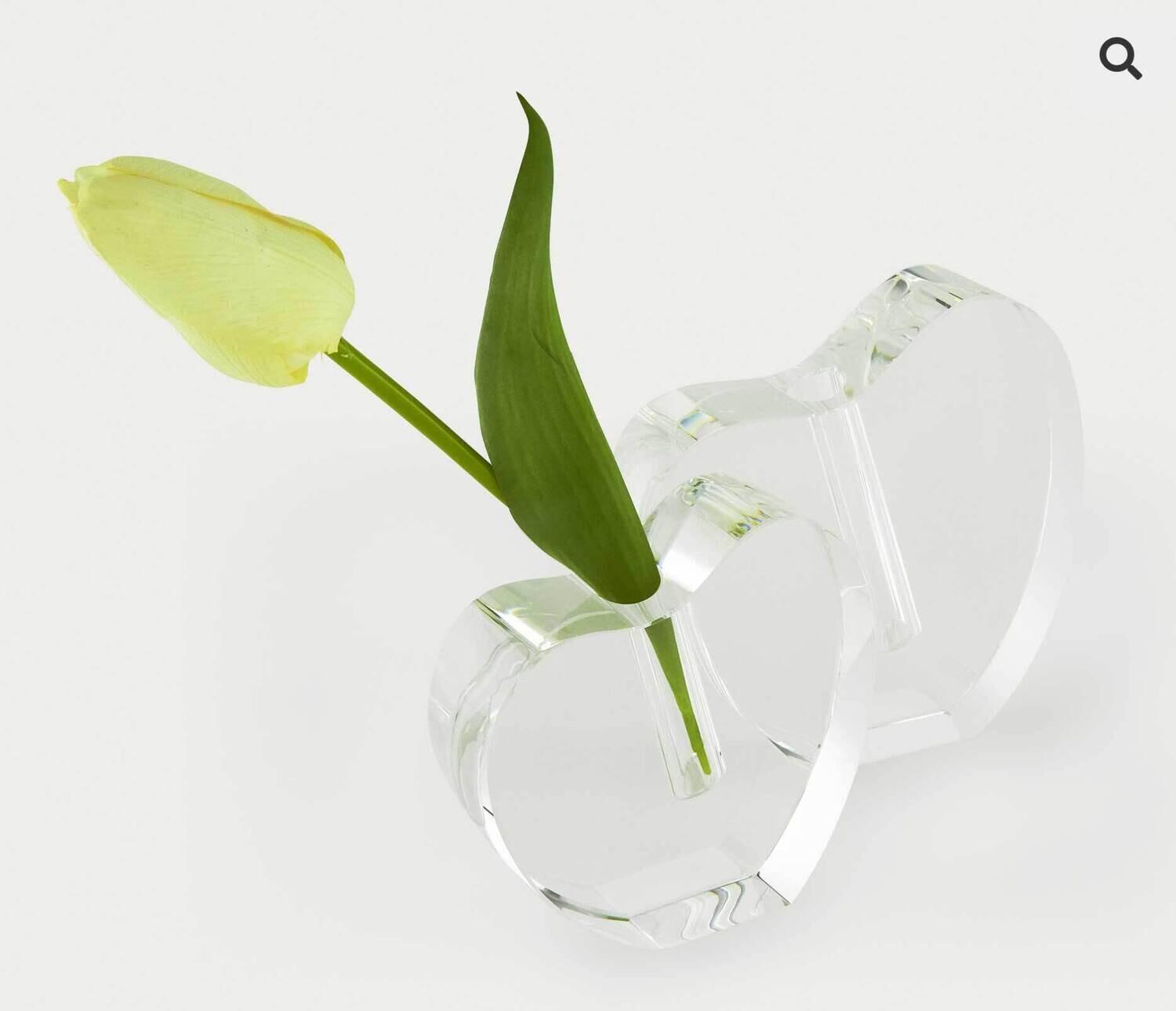 Tizo Heart Vase Small Crystal PH394VAS