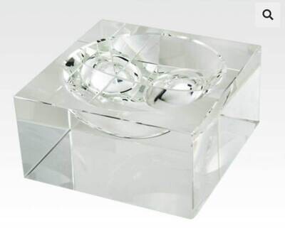 Tizo Square Centerpiece Bowl Small Glass PH580BW/S, MPN: PH580BW/S,