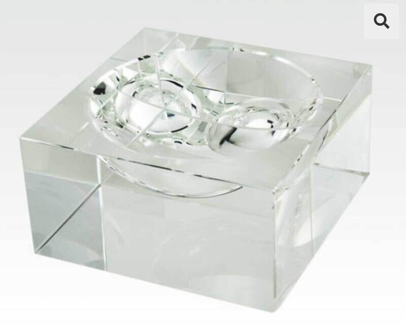 Tizo Square Centerpiece Bowl Small Glass PH580BW/S