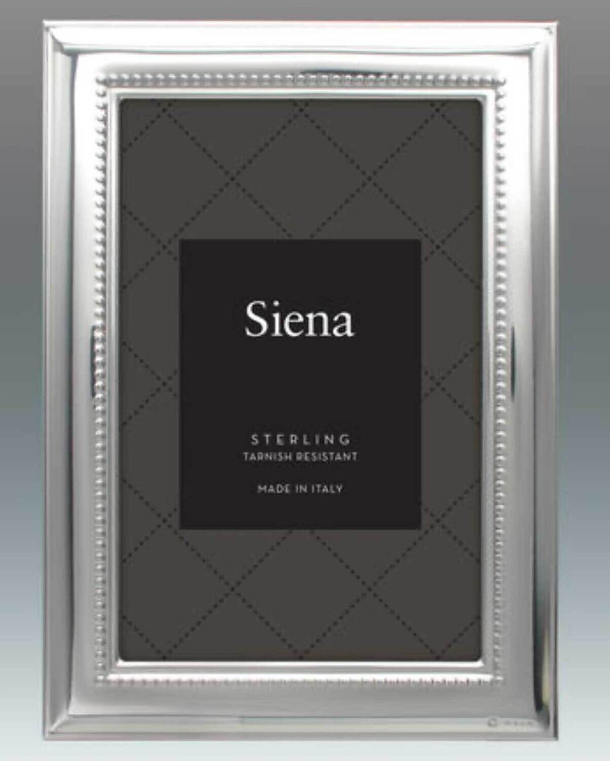 Tizo Classic Bead Sterling Silver Picture Frame 5 x 7 Inch 1408-57, MPN: 1408-57,