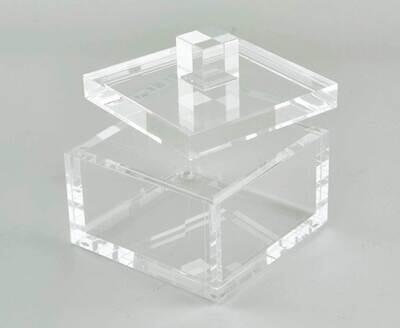 Tizo Lucite Box with Clear Knob 4x4x3.75 HA235CLBX, MPN: HA235CLBX,