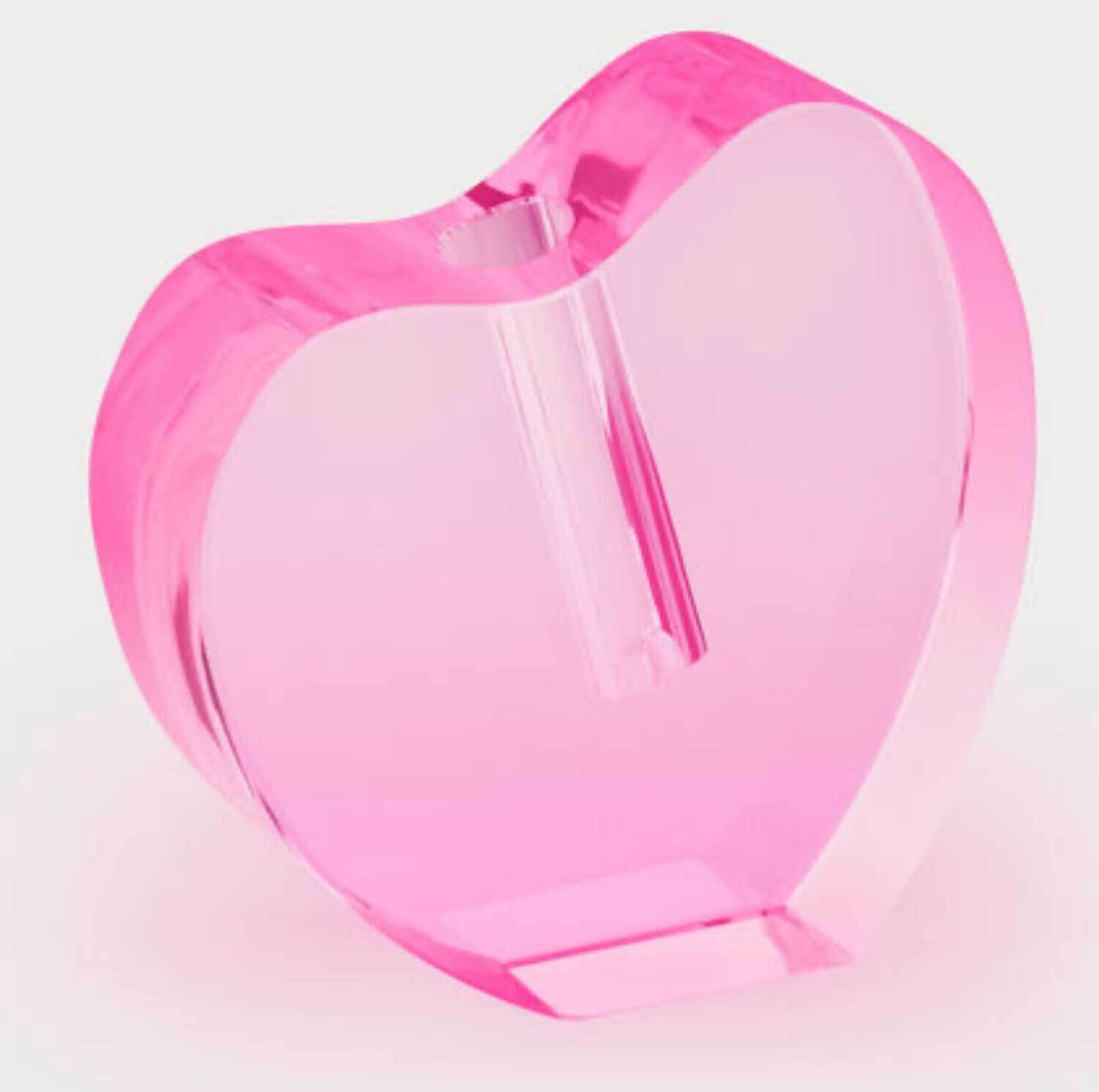 Tizo Heart Vase Pink Small Crystal PH394VSPK