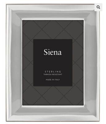 Tizo 3x5 Wide Plain Sterling Silver Picture Frame 5070-35, MPN: 5070-35,