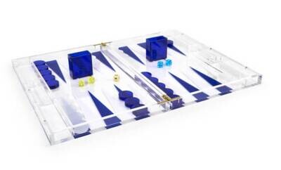 Tizo Acrylic Backgammon Blue HA103BLBG, MPN: HA103BLBG,
