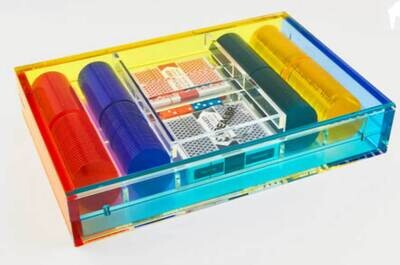 Tizo Acrylic Poker Set Multi Color HA123MCPO, MPN: HA123MCPO,