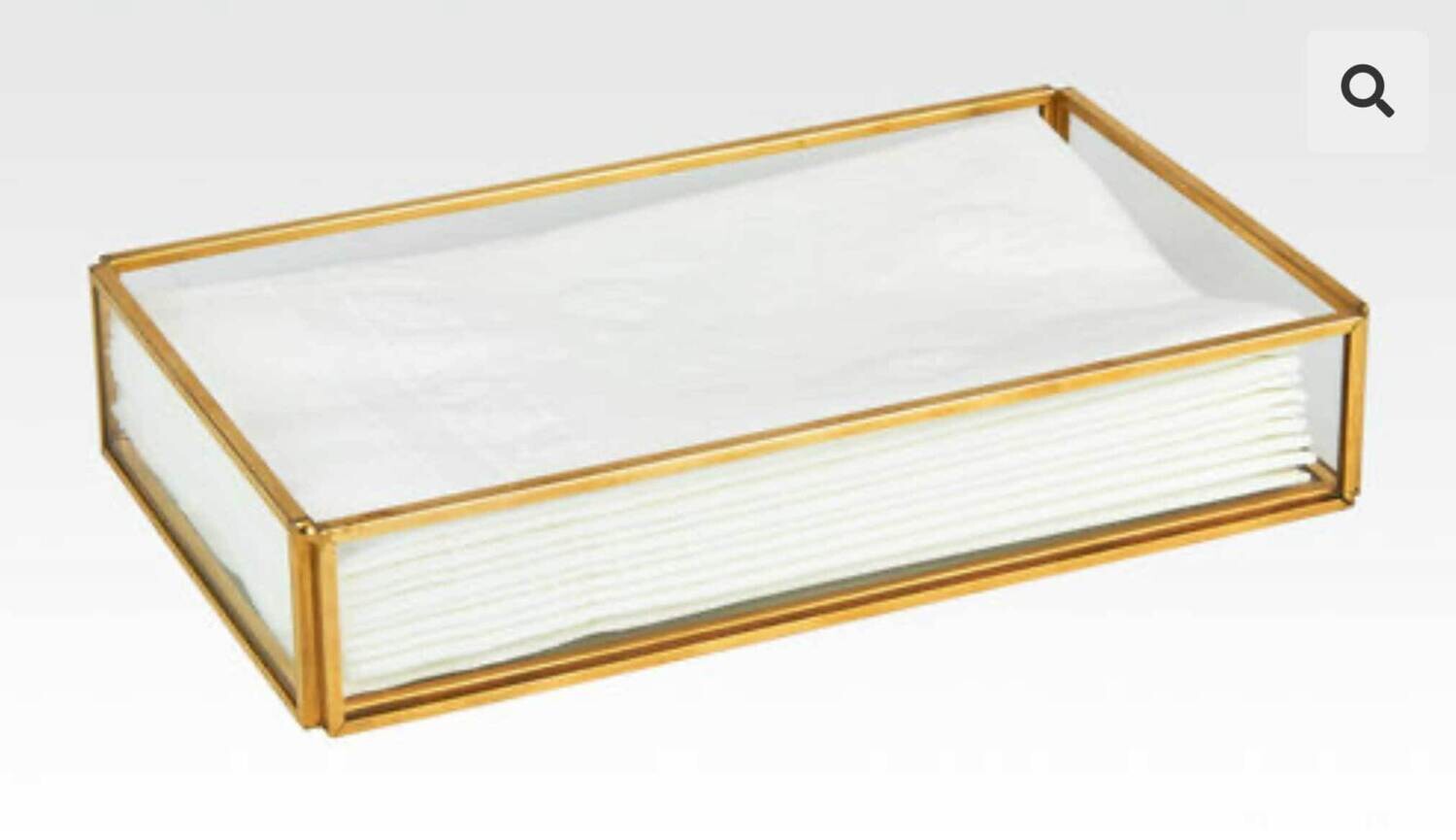 Tizo Brass Towel Tray Napkin Holder CR867GDNP, MPN: CR867GDNP,