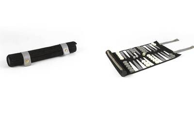 Tizo Rolled Backgammon Set Black TH715BKBG, MPN: TH715BKBG,