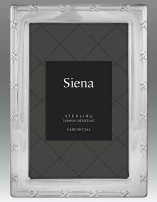 Tizo Reed &amp; Ribbon Sterling Silver Picture Frame 5 x 7 Inch 5040-57, MPN: 5040-57,