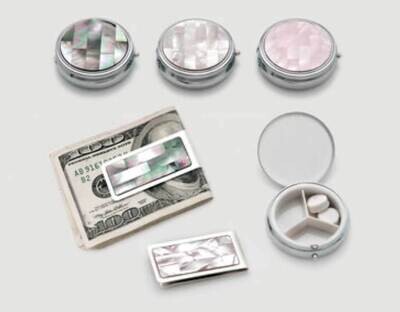 Tizo Black Money Clip Mother of Pearl MOP200BLK, MPN: MOP200BLK,