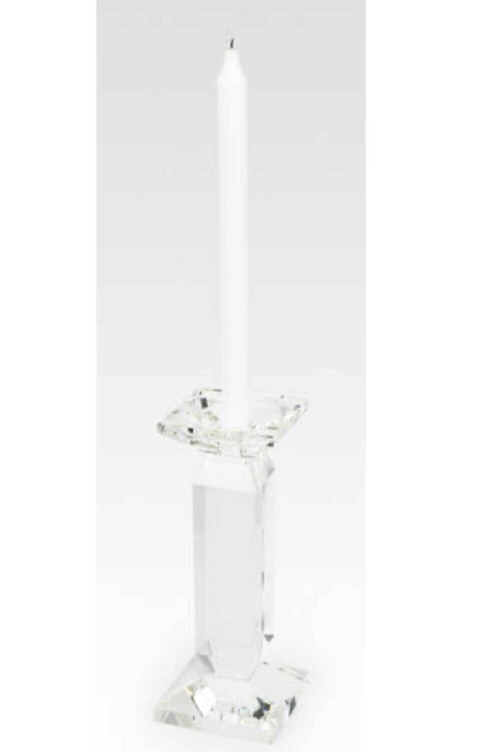 Tizo Pillar Candle Holder Medium Crystal PH184CH/M, MPN: PH184CH/M,