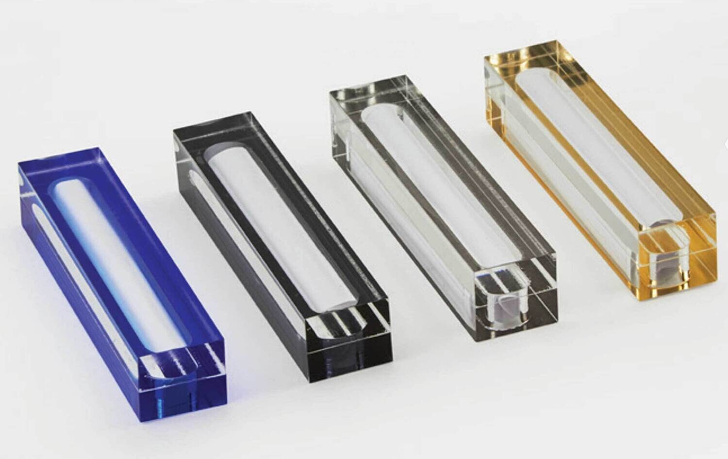 Tizo Lucite Gold Mezuzah HA915GDMZ, MPN: HA915GDMZ,