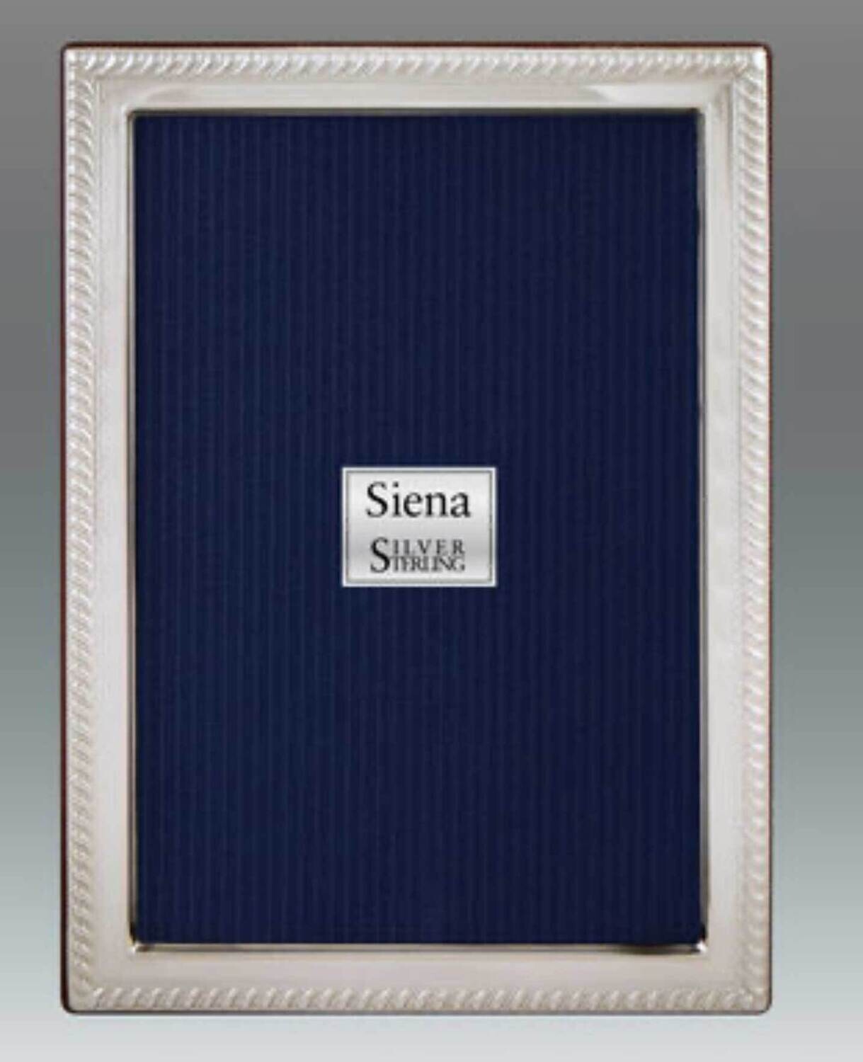 Tizo Plain Deco Sterling Silver Picture Frame 5 x 7 Inch 1871-57, MPN: 1871-57,
