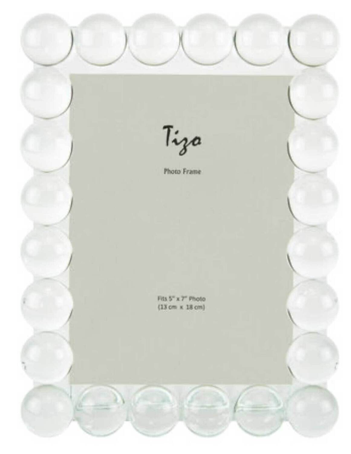 Tizo Single Bubble 4 x 6 Inch Crystal Glass Picture Frame PH1880-46, MPN: PH1880-46,