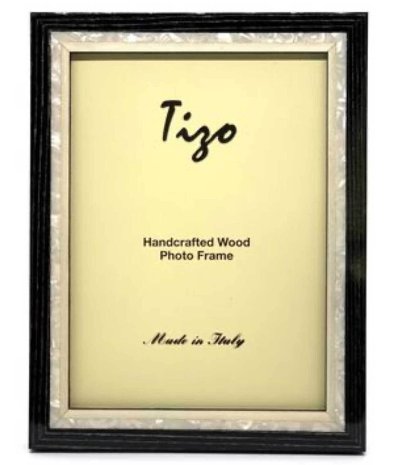 Tizo Black Mother of Pearl Wooden Picture Frame 8 x 10 Inch ST20BLK-80, MPN: ST20BLK-80,
