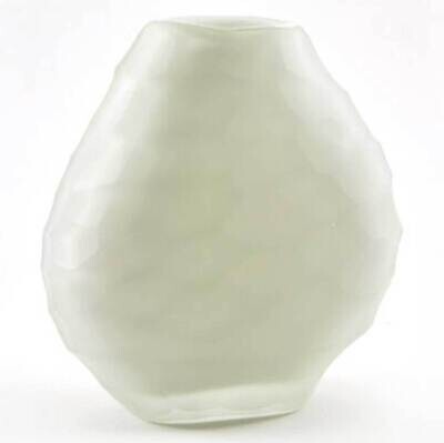 Tizo Small Hammered Vase White Crystal DA754WHVS, MPN: DA754WHVS,