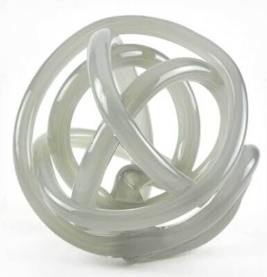 Tizo Glass Knot Grey Handblown P117GYKNT, MPN: P117GYKNT,