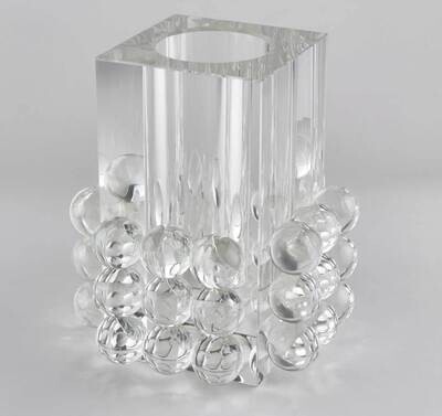 Tizo Bubble Rectangular Vase Crystal PH403VAS, MPN: PH403VAS,