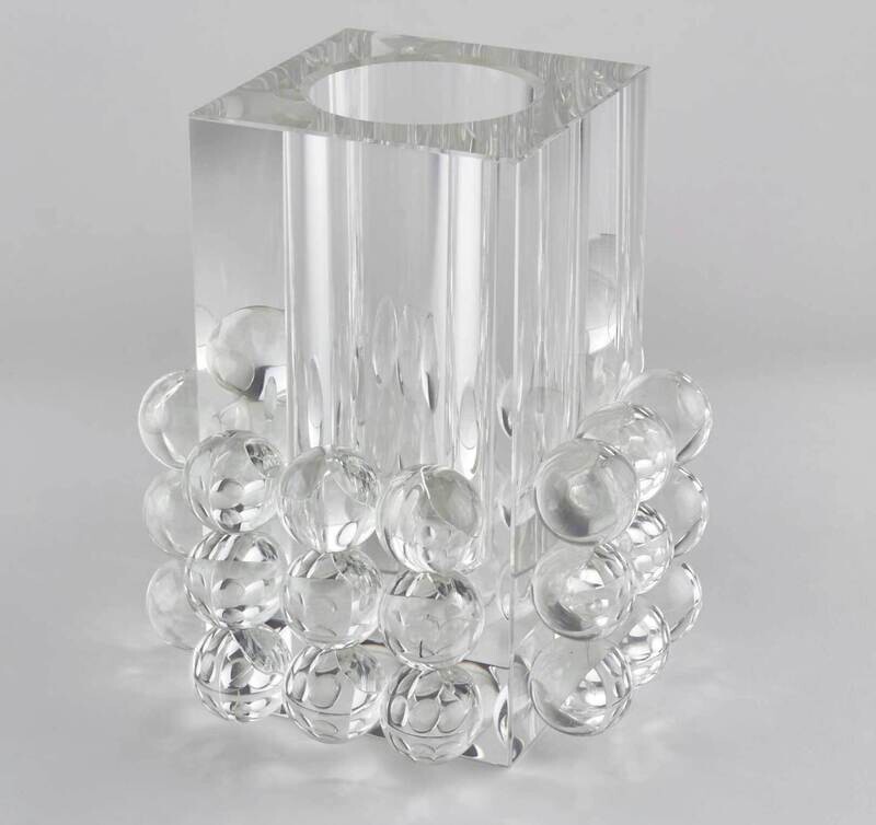 Tizo Bubble Rectangular Vase Crystal PH403VAS