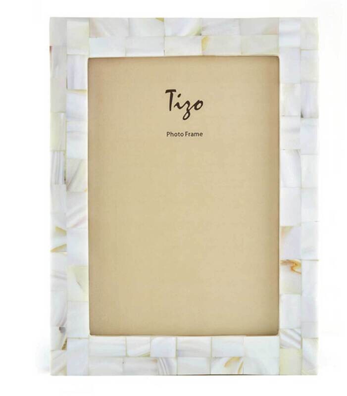 Tizo Mother of Pearl Picture Frame White 8 x 10 Inch W443WHT80, MPN: W443WHT80,