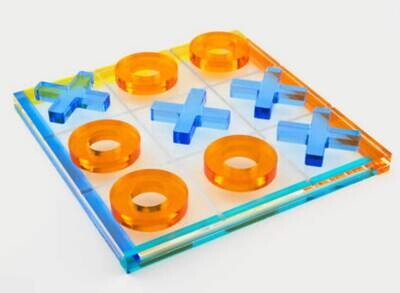 Tizo Acrylic Tic Tac Toe Set Multi Color HA116MCXO, MPN: HA116MCXO ,
