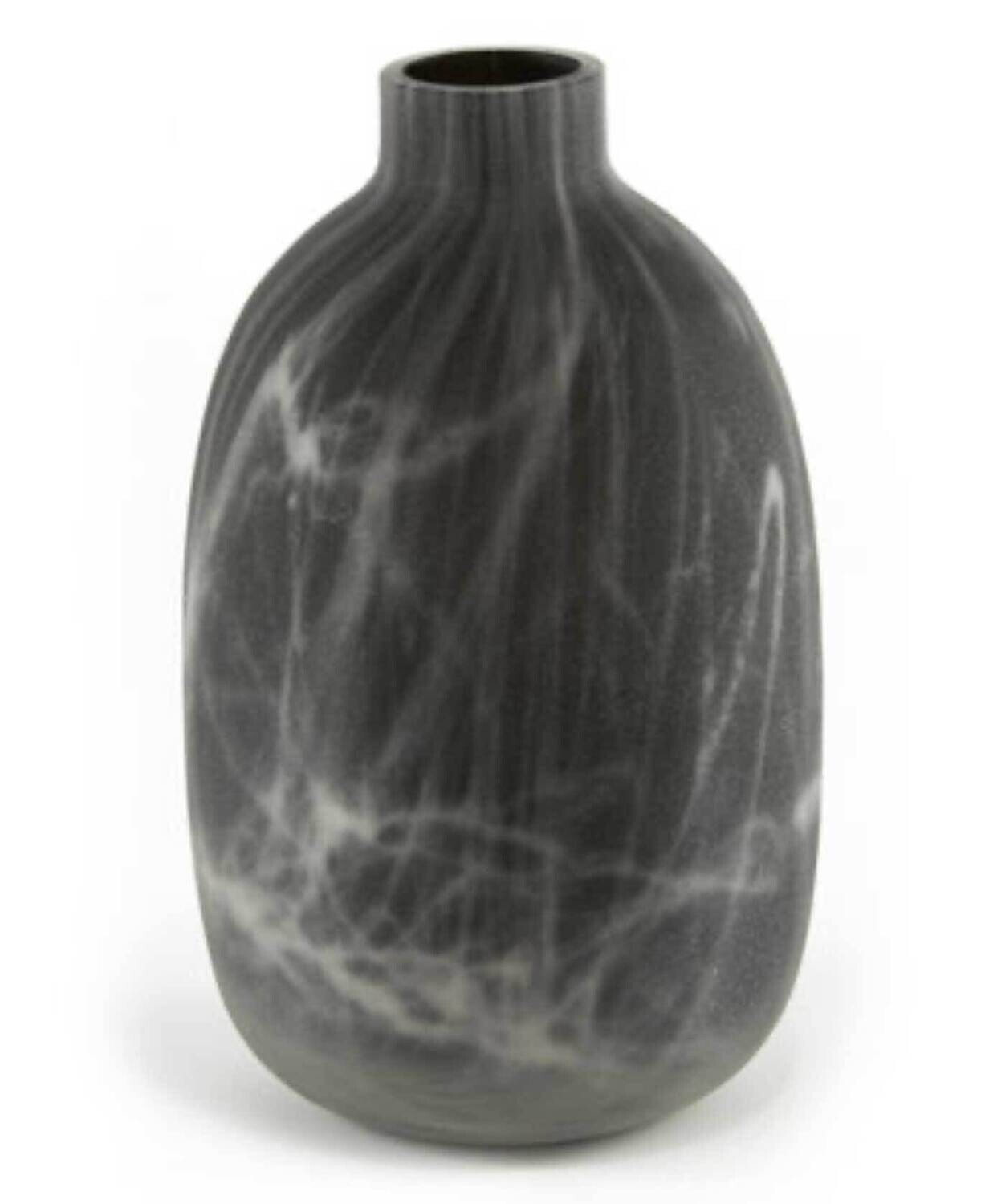 Tizo Hand Blown Marbled Vase Tall 6.5_ H Blue P230BLUVS, MPN: P230BLUVS,