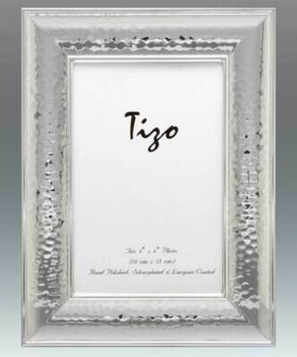 Tizo Wide Hammered Silver Plated Picture Frame 8 x 10 Inch 2029-80, MPN: 2029-80,