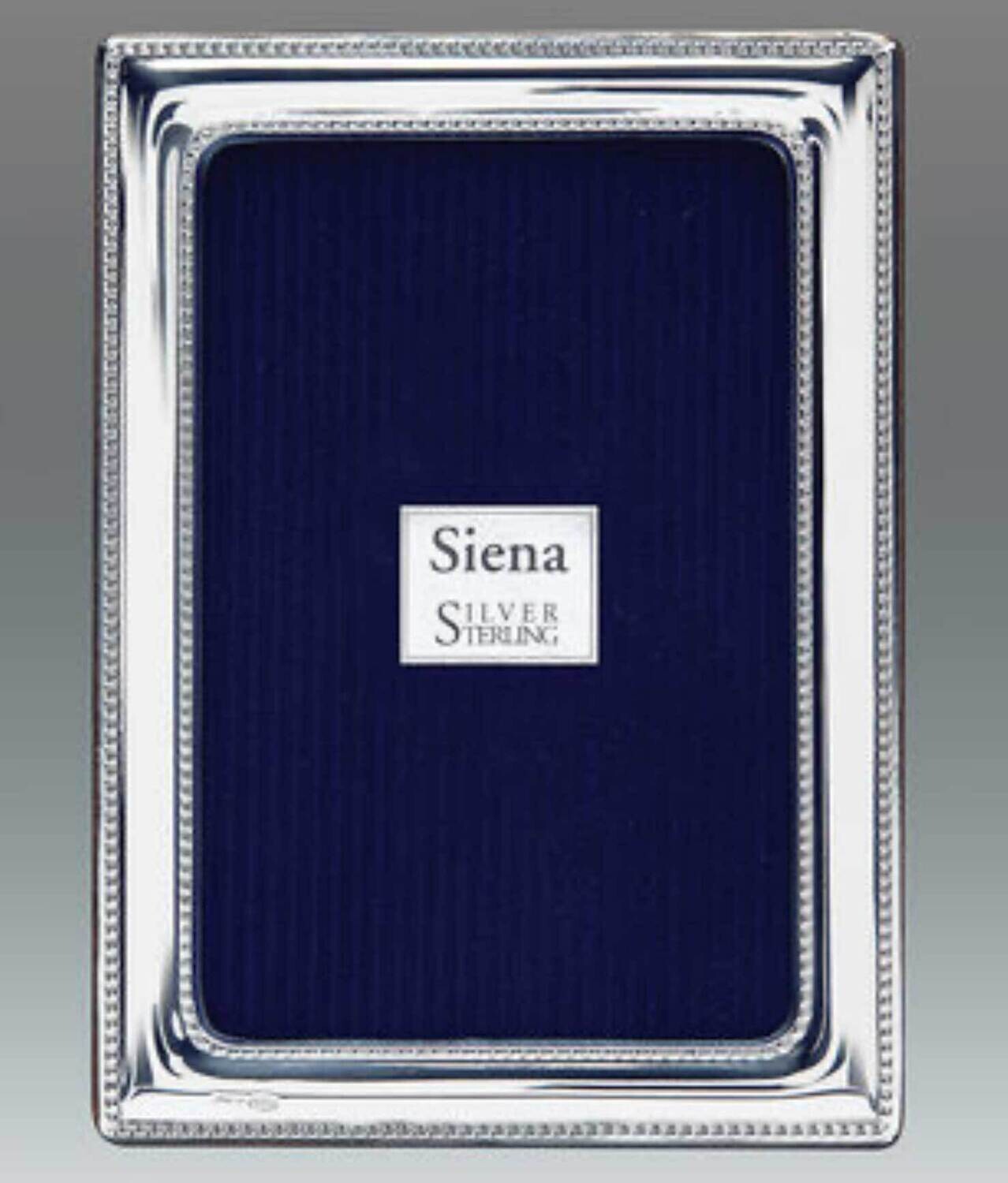 Tizo Double Beaded Sterling Silver Picture Frame 4 x 6 Inch 1814-46, MPN: 1814-46,