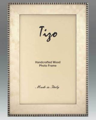 Tizo Zebra White Wooden Picture Frame 8 x 10 Inch ANNWHT-80, MPN: ANNWHT-80,