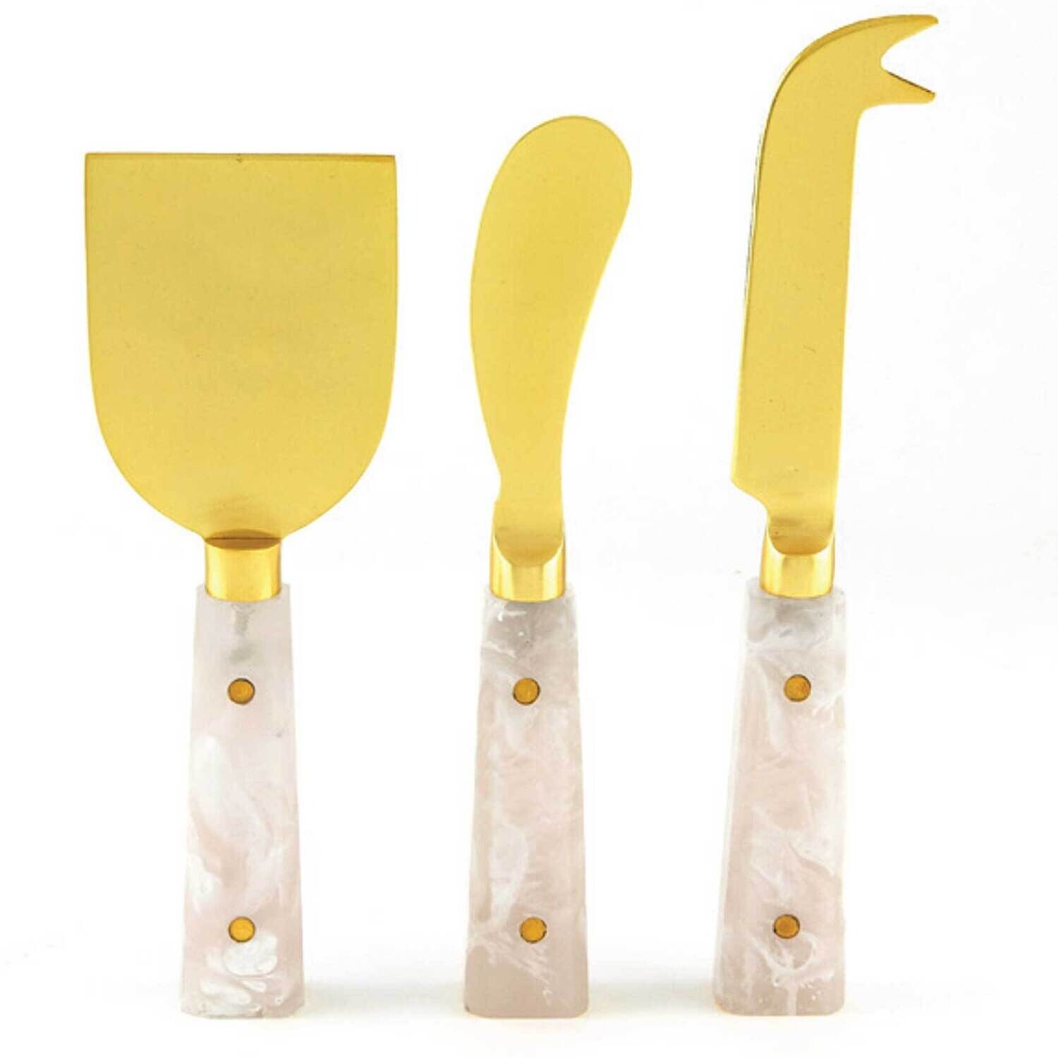 Tizo Cheese Set of 3 White Gold 2349WH/CH, MPN: 2349WH/CH,
