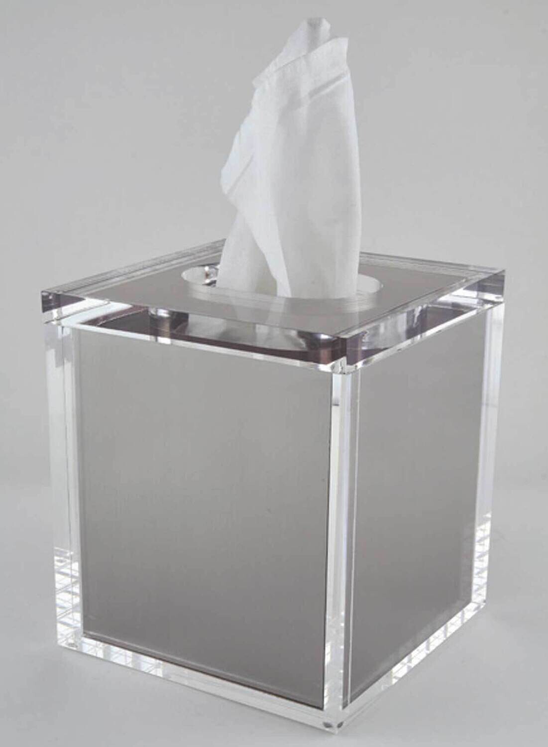 Tizo Lucite Tissue Box with Lid Inner Silver HA230SLTS, MPN: HA230SLTS,