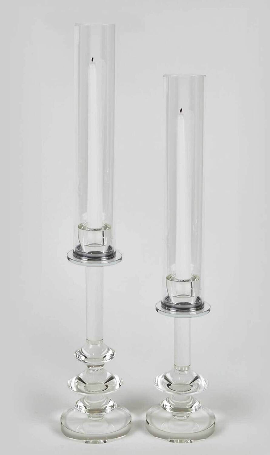 Tizo Crystal Candle Holder with Shade Small PH990CH/S, MPN: PH990CH/S,