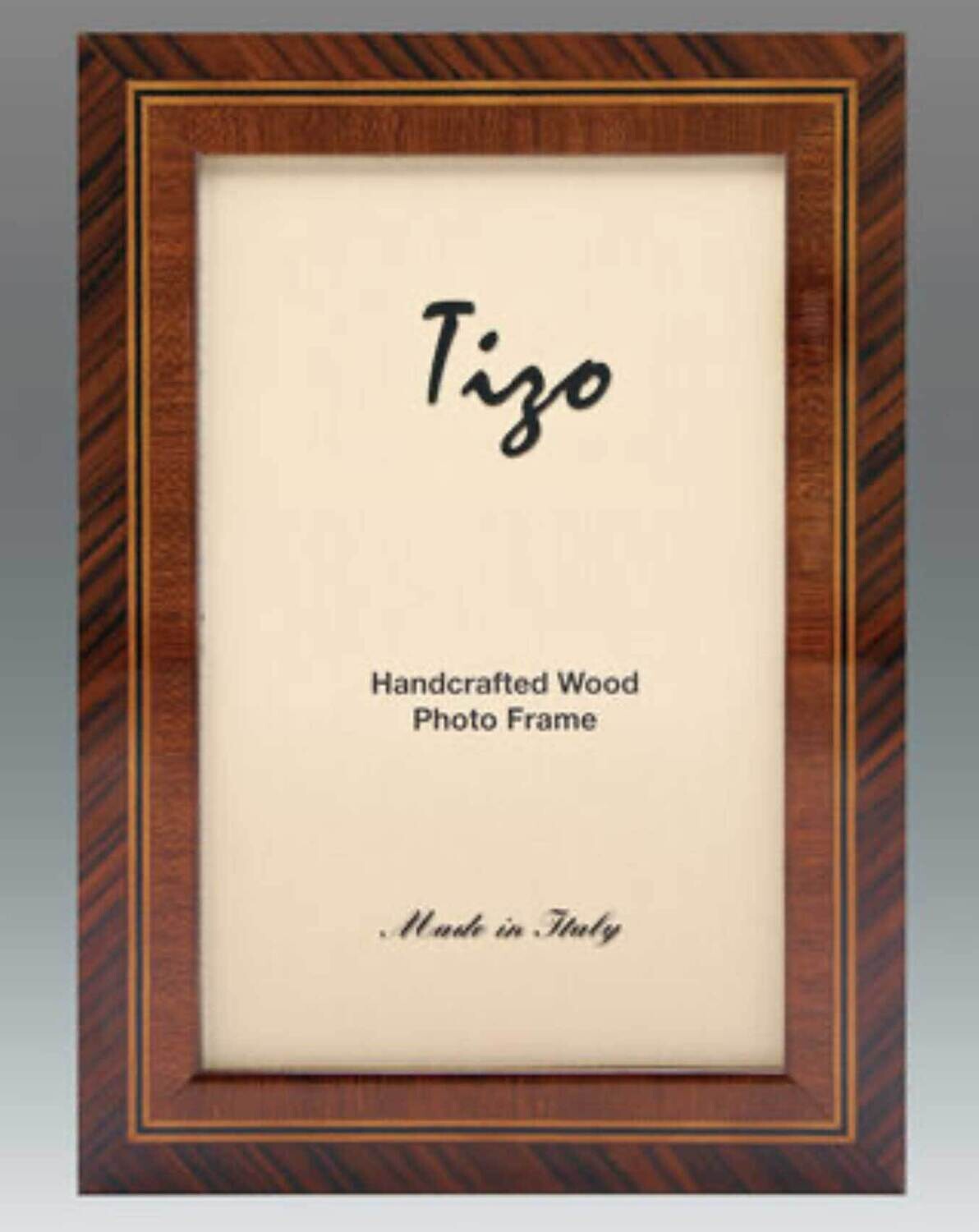 Tizo Crosshatch Wooden Picture Frame 5 x 7 Inch ANTBRN2-57, MPN: ANTBRN2-57,