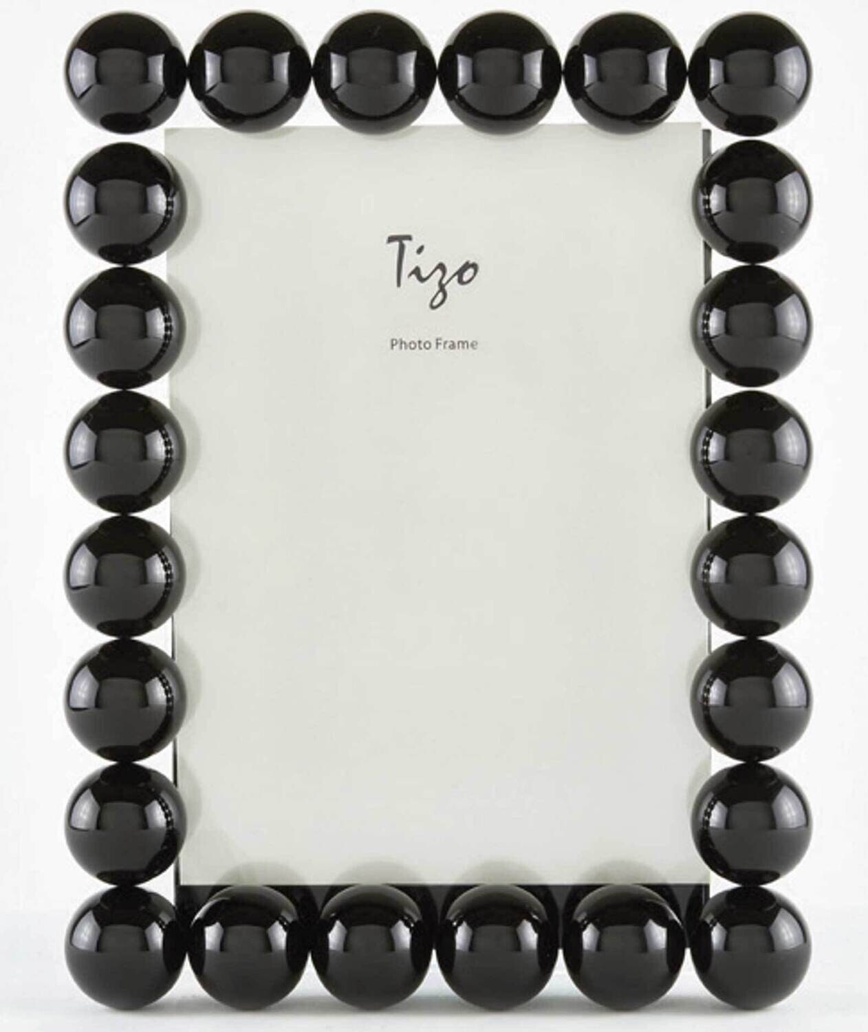 Tizo Single Bubble Crystal Black Picture Frame 5 x 7 Inch PH1880BK57, MPN: PH1880BK57,