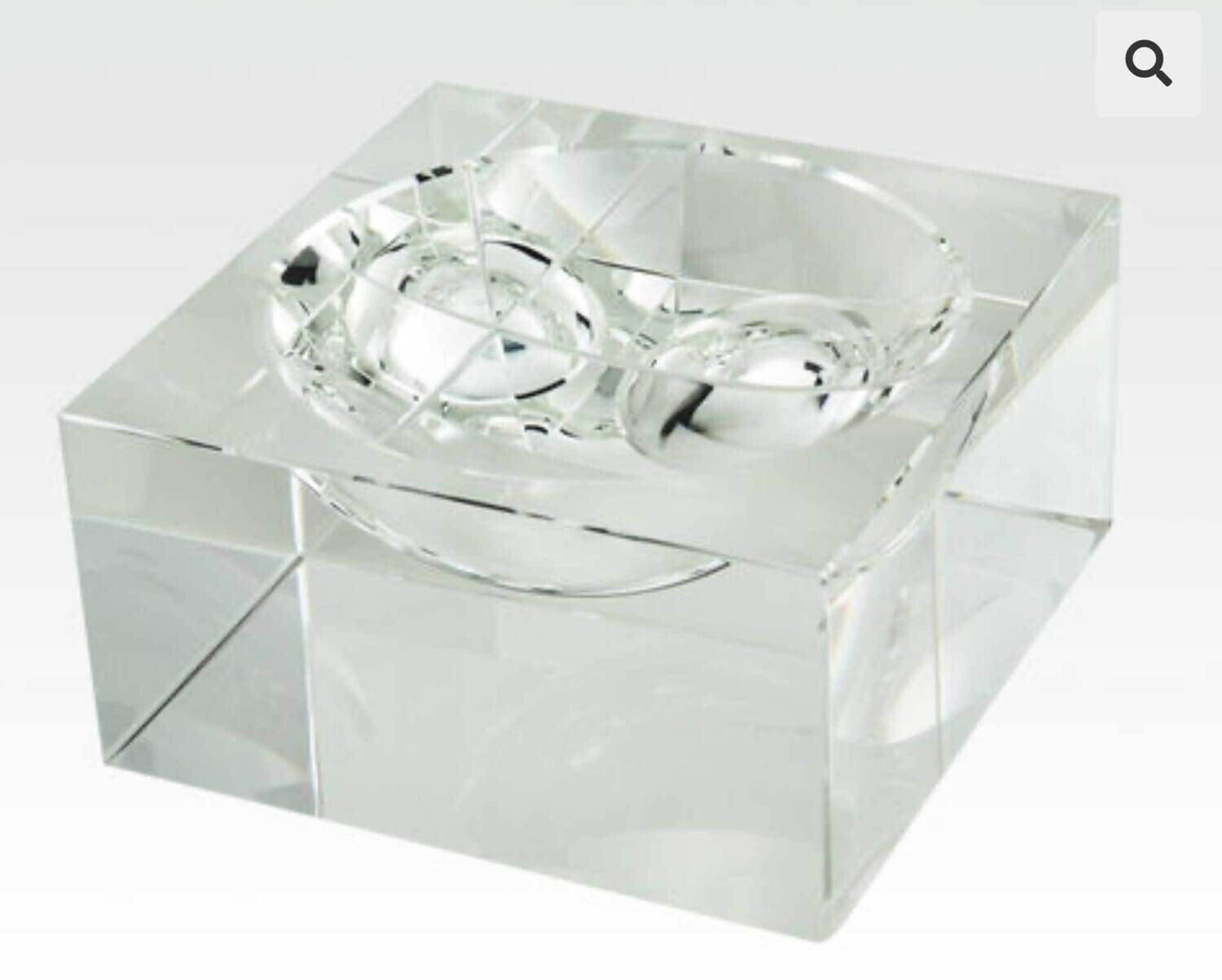 Tizo Square Centerpiece Bowl Large Glass PH581BW/L, MPN: PH581BW/L,
